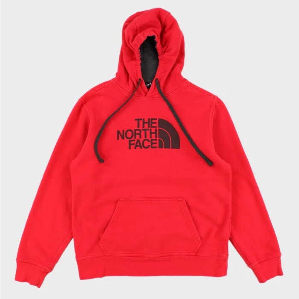 EUC The North Face Men’s Outdoor Hoodie in Red/Black